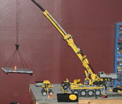 The crane thus far