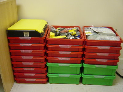Dacta Storage containers, some MISB.